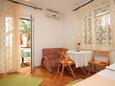 Dining room Makarska, Dining room in the studio-apartment, air condition available, (pet friendly) and WiFi.
