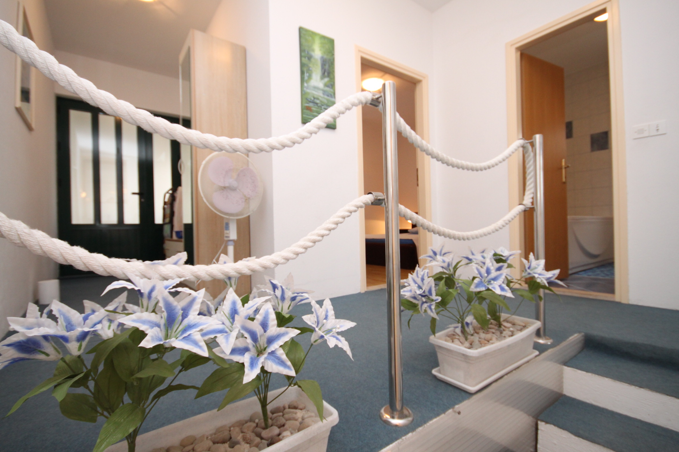One bedroom apartment with terrace and sea view Brela, Makarska  A-a