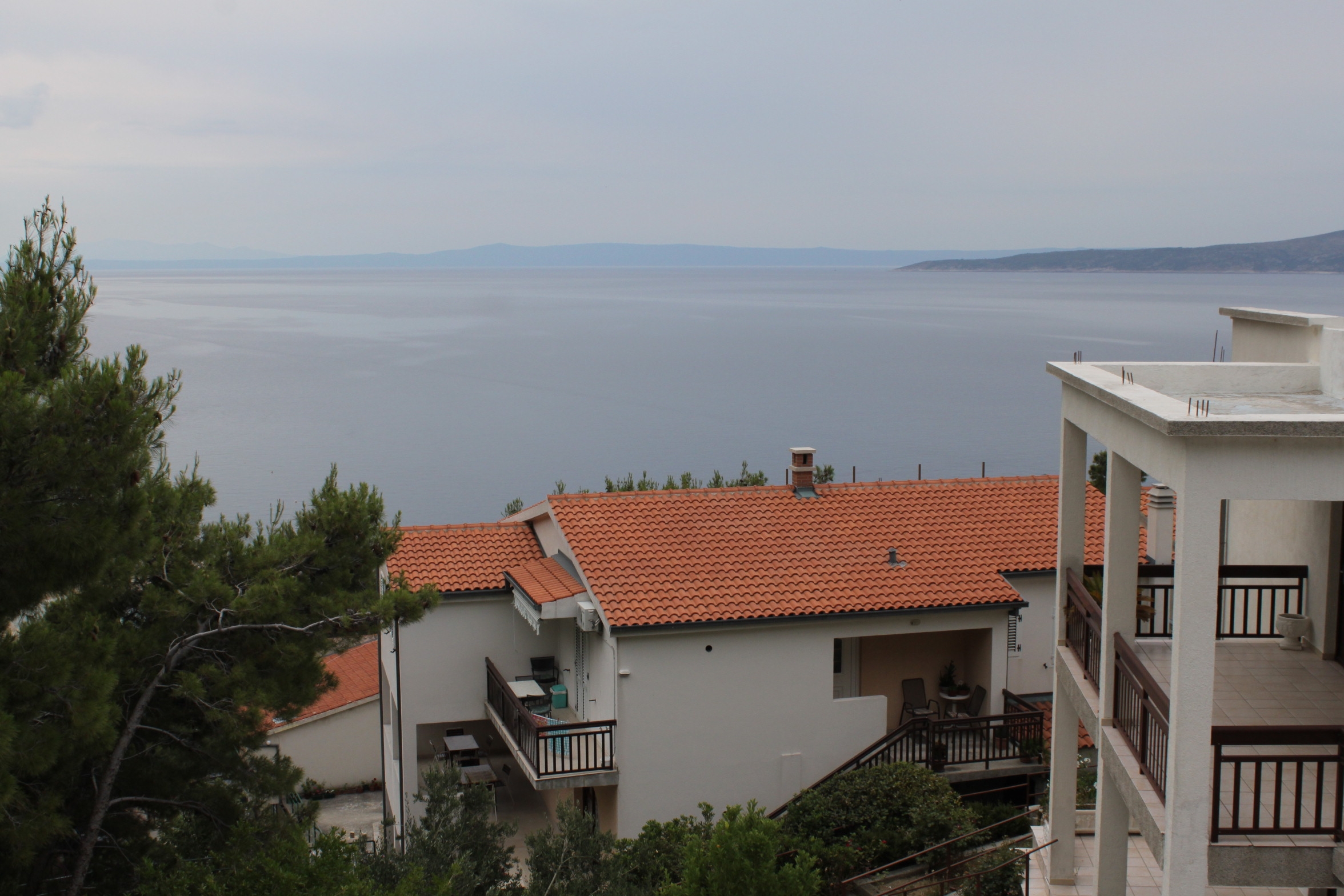 One bedroom apartment with terrace and sea view Brela, Makarska  A-a