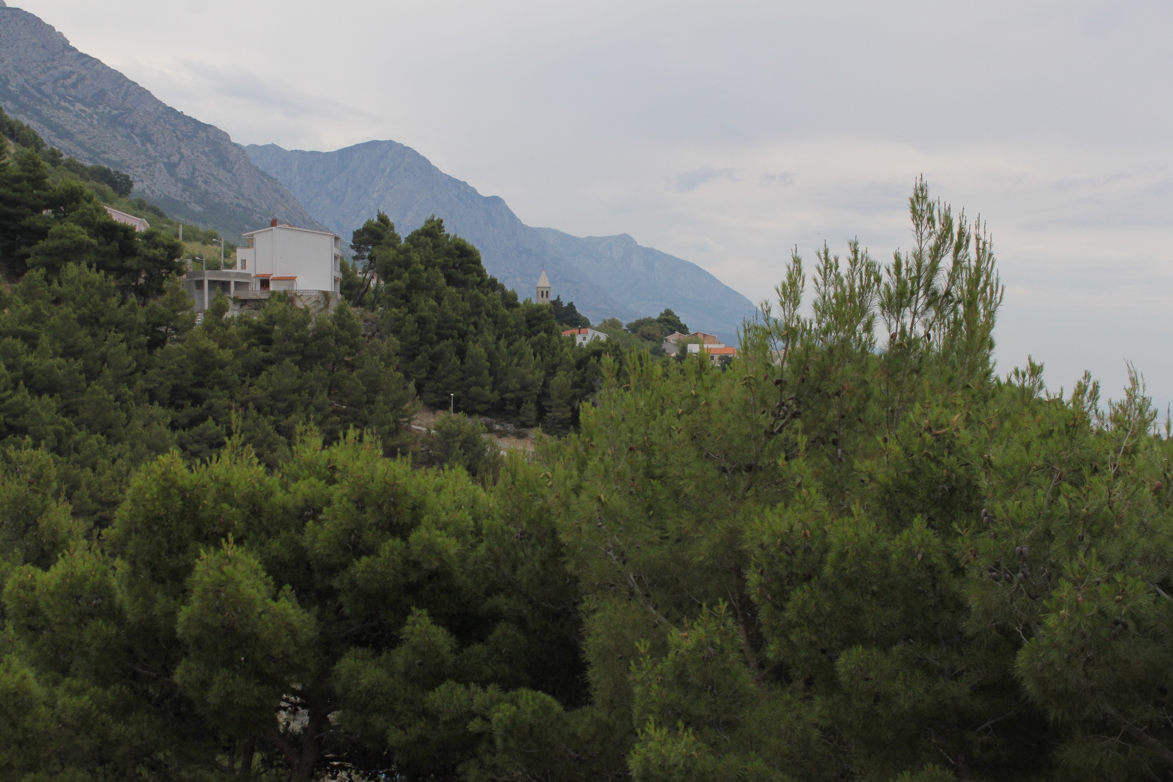 One bedroom apartment with terrace and sea view Brela, Makarska  A-a