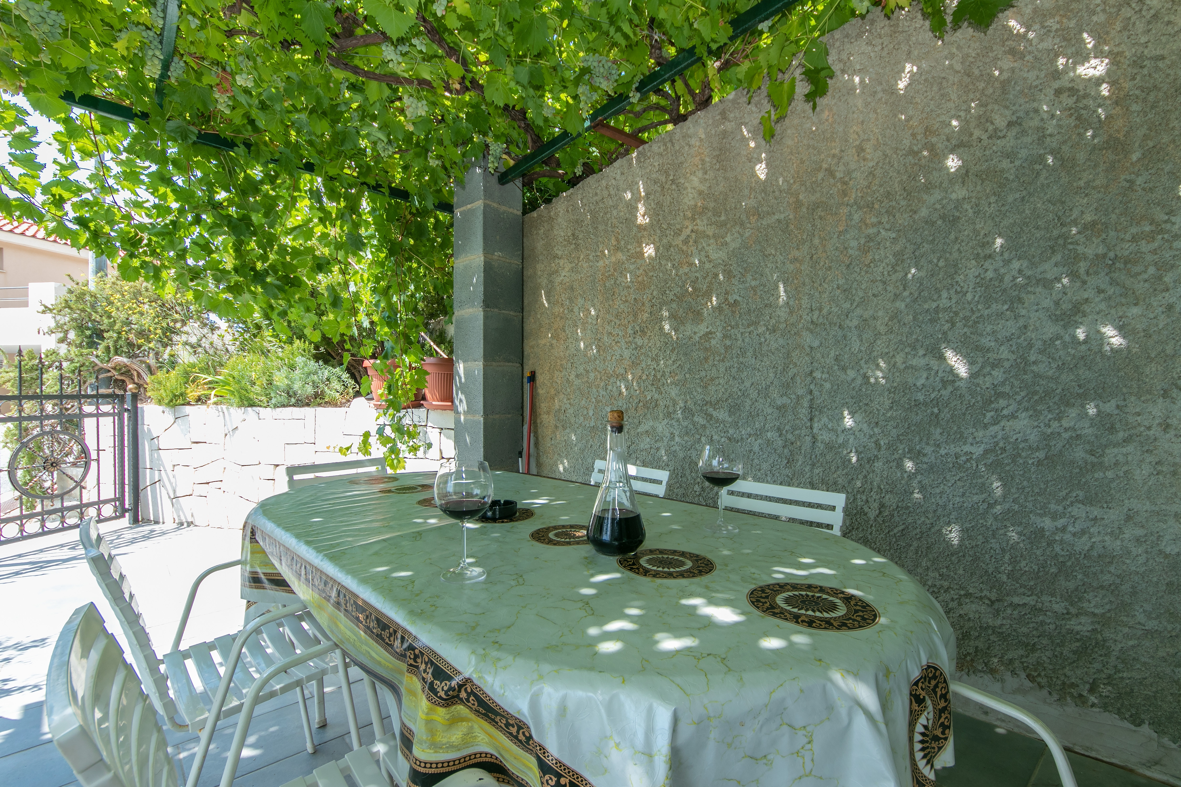 Studio flat with terrace and sea view Brela, Makarska  AS-c