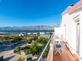 Ražanac, Balcon 1 dans l’hébergement en type apartment, avec la vue sur la mer et WiFi.