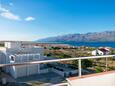 Ražanac, Balcon 1 - vue dans l’hébergement en type apartment, WiFi.