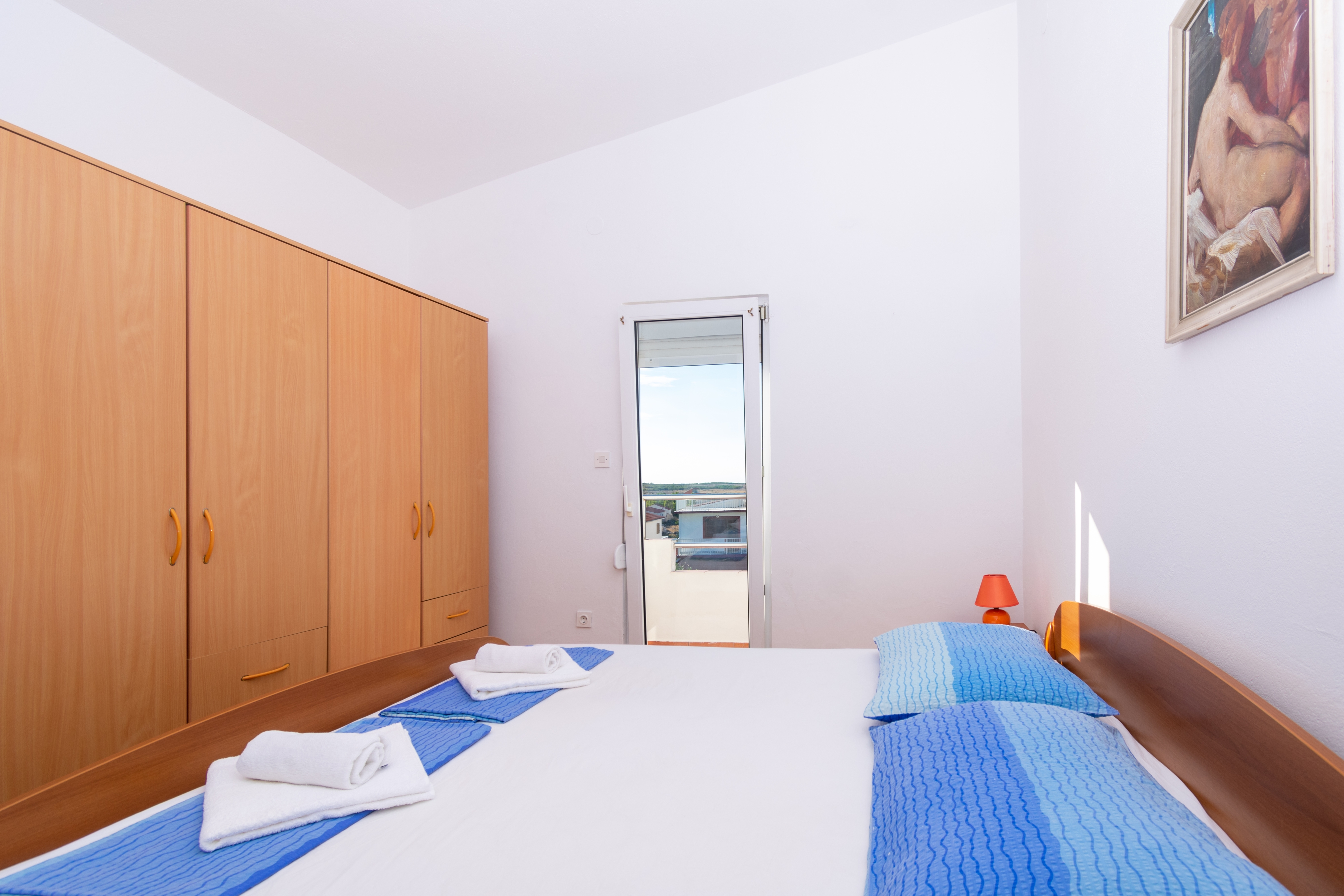 Two bedroom apartment with balcony and sea view Ražanac, Zadar  A-a