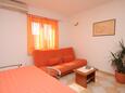 Obývací pokoj Novigrad, Obývací pokoj v ubytování typu apartment, klimatizácia k dispozícii a WiFi.