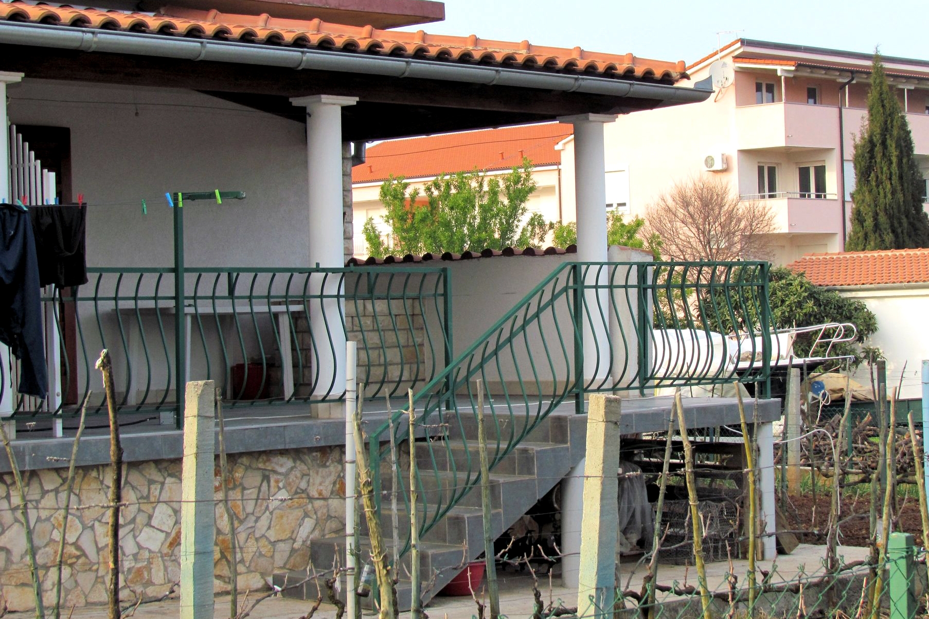 Two bedroom apartment with terrace and sea view Kraj, Pašman  A-a
