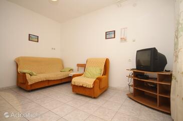 Novigrad, Sala de estar in the apartment, (pet friendly) y WiFi.