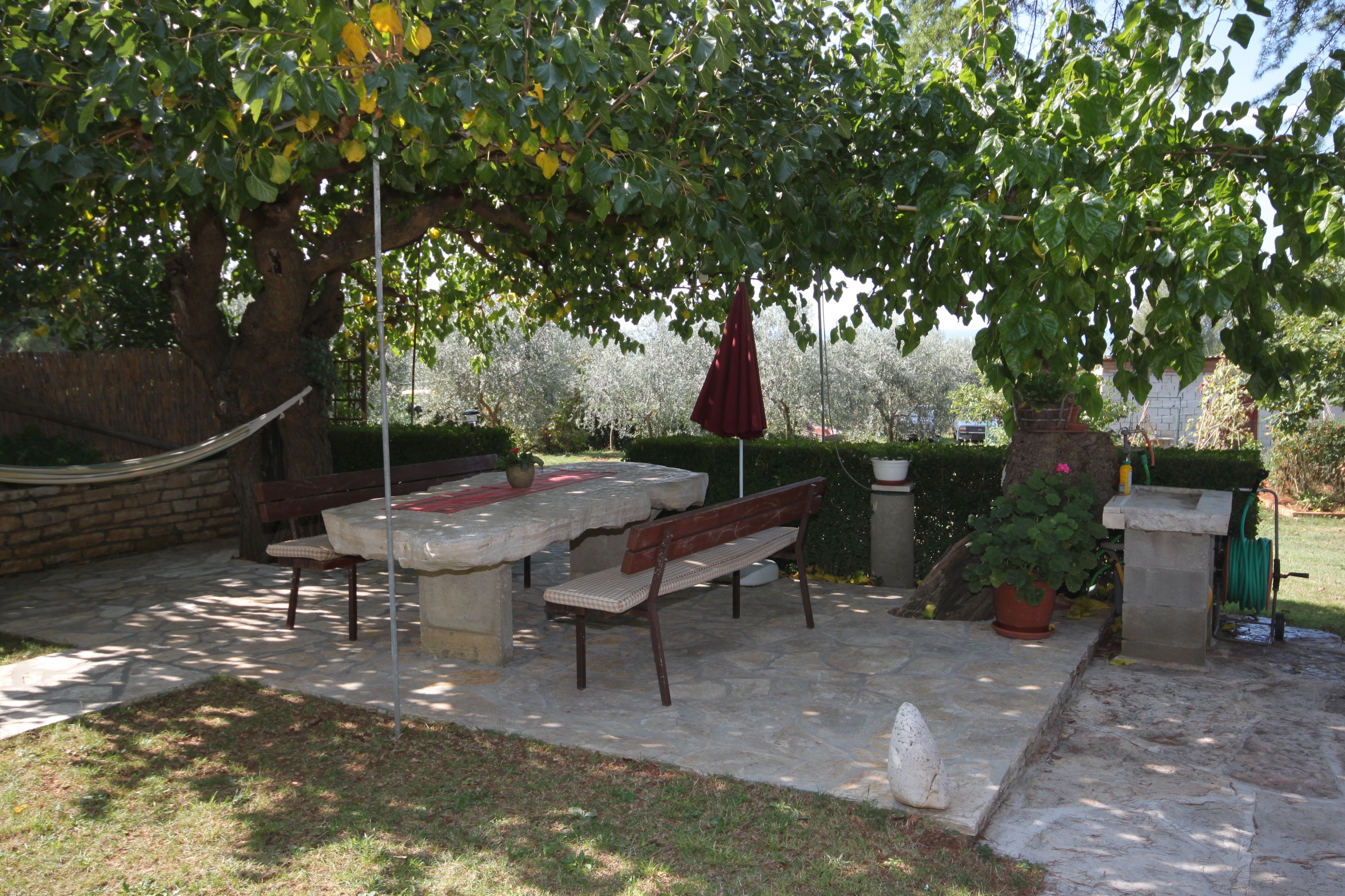 One bedroom apartment with terrace Umag  A-b