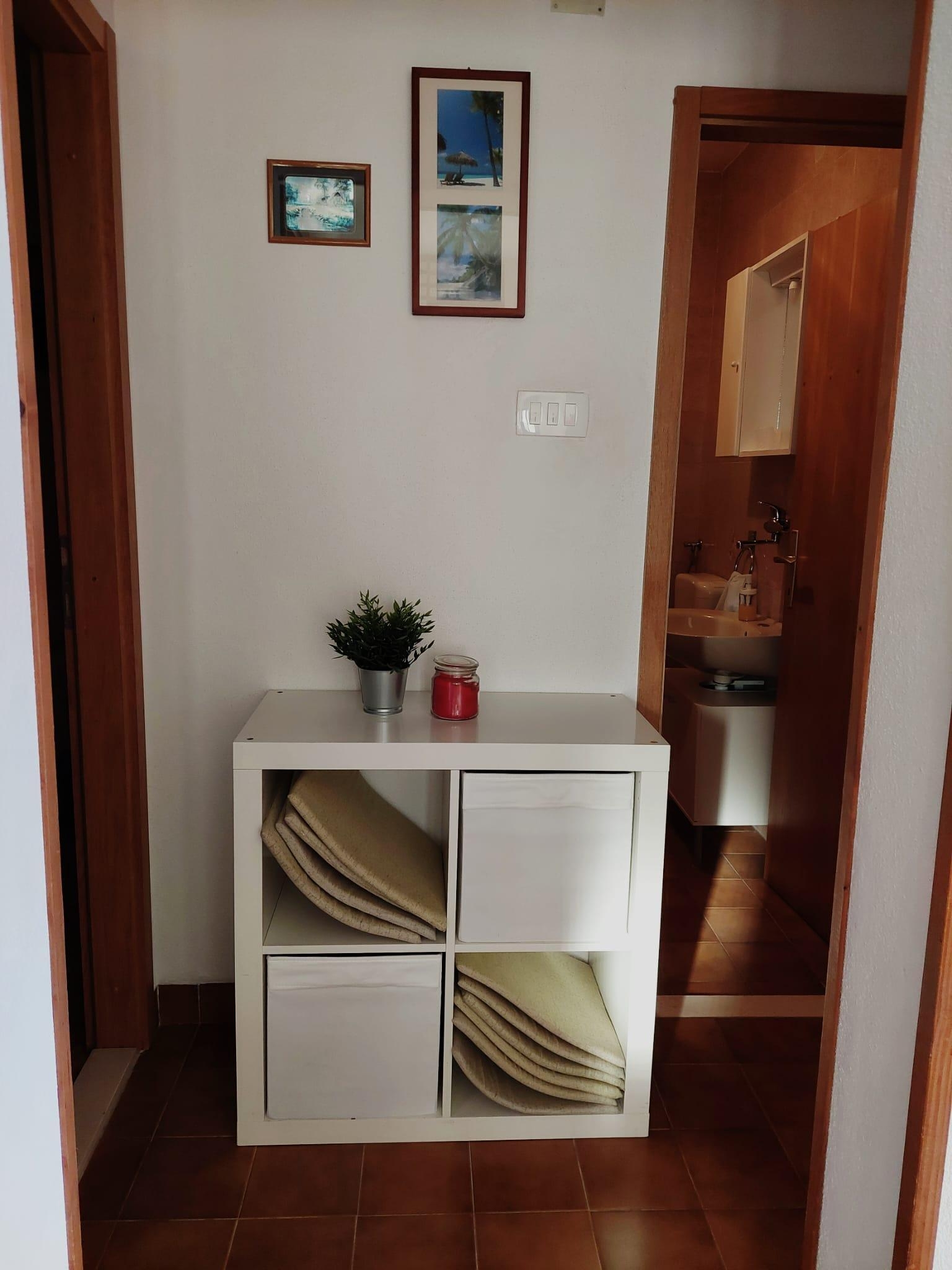 Two bedroom apartment with terrace and sea view Postira, Brač  A-b