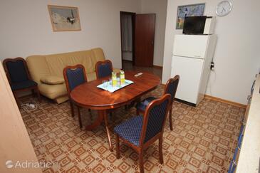 Dining room Barići, Dining room in the apartment, dostupna klima, dopusteni kucni ljubimci i WIFI.