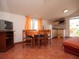 Jídelna Umag, Jídelna v ubytování typu apartment, s klimatizací, domácí mazlíčci povoleni a WiFi.