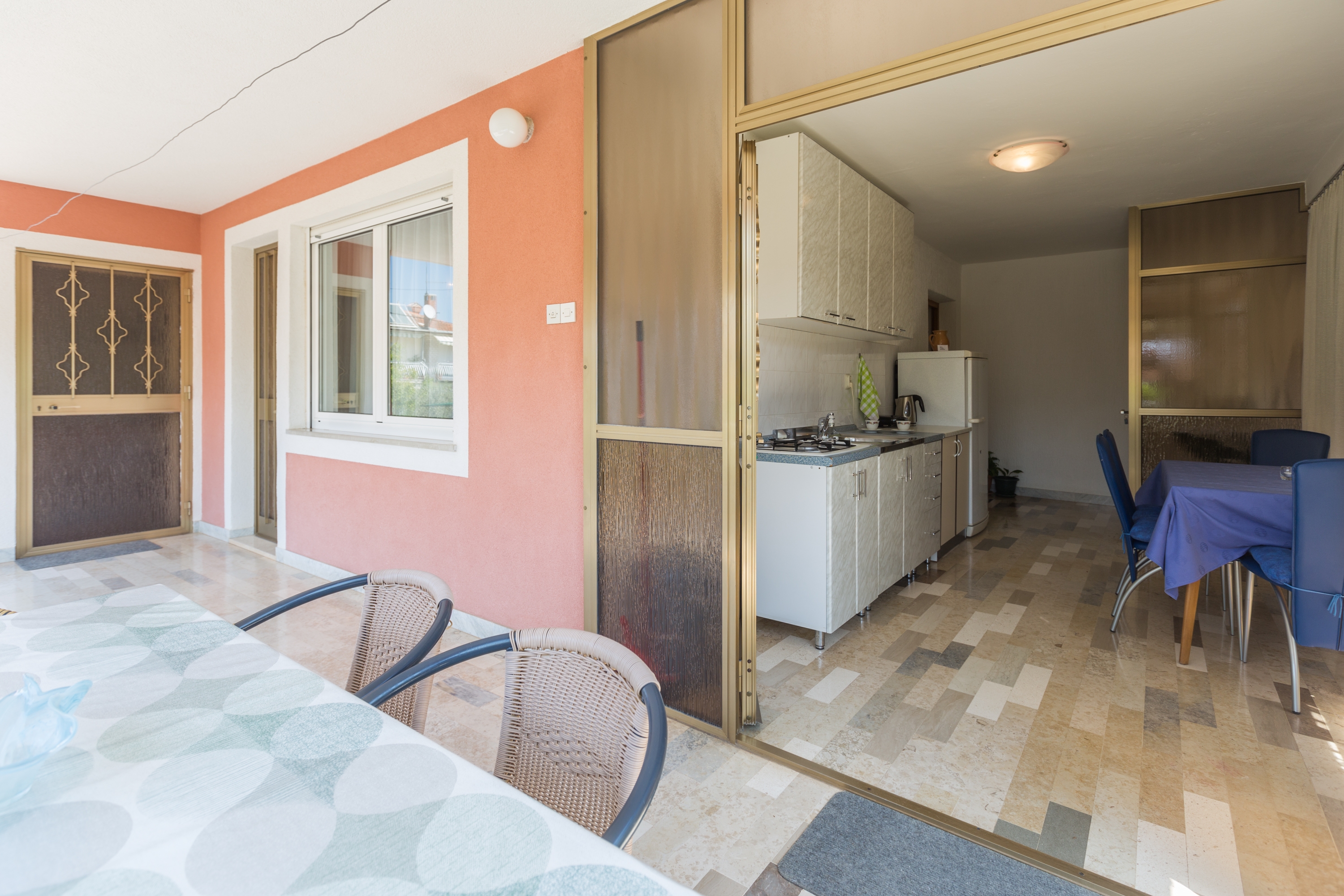 Two bedroom apartment with terrace Umag  A-a