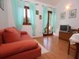 Rovinj, Woonkamer in the apartment, air condition available, (pet friendly) en WiFi.