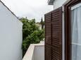 Poreč, Balkon - pohled v ubytování typu apartment, domácí mazlíčci povoleni a WiFi.