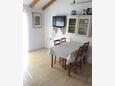 Dining room Zambratija, Dining room in the apartment, air condition available, (pet friendly) and WiFi.