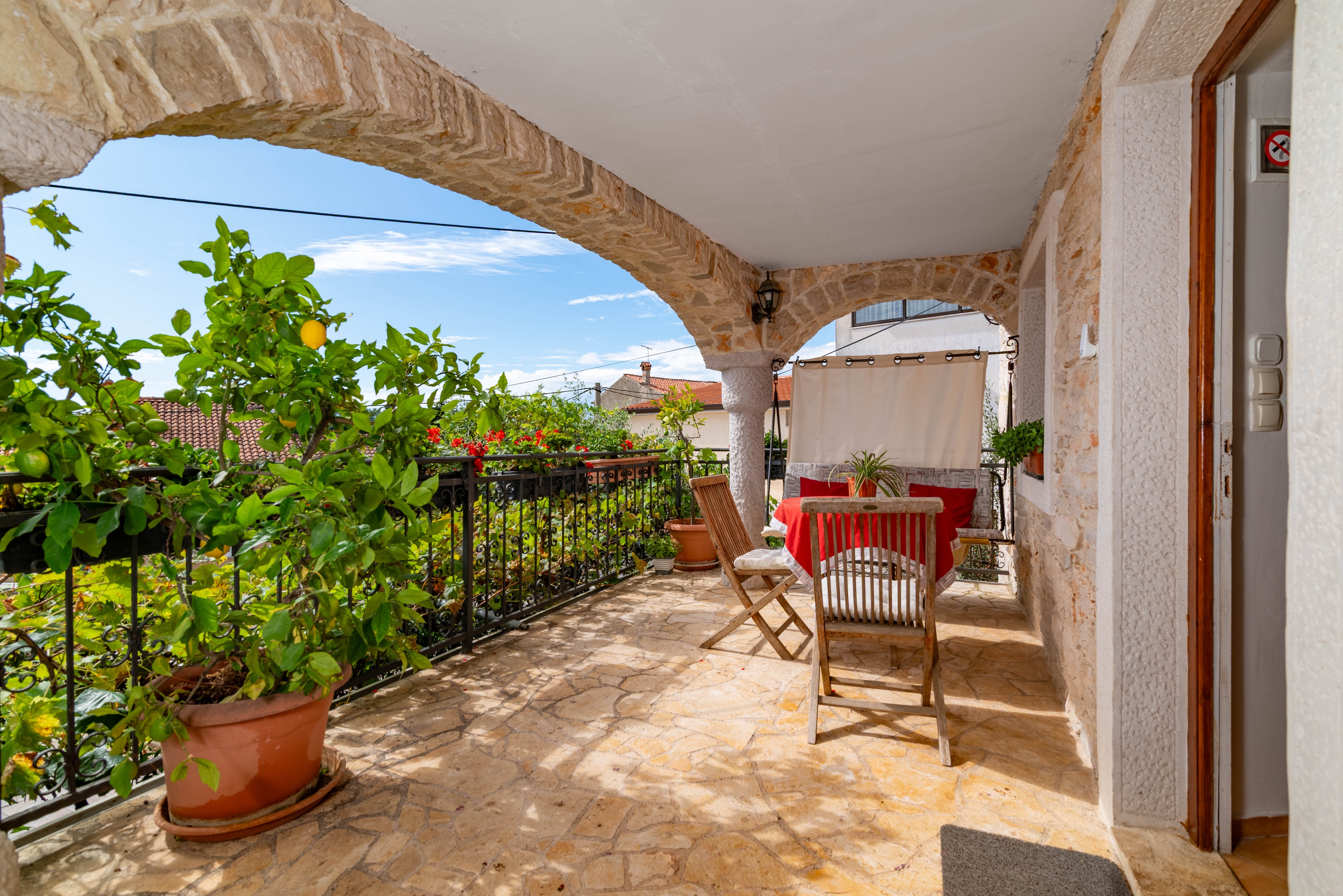 Studio flat with terrace Bašanija, Umag (AS-7148-a)