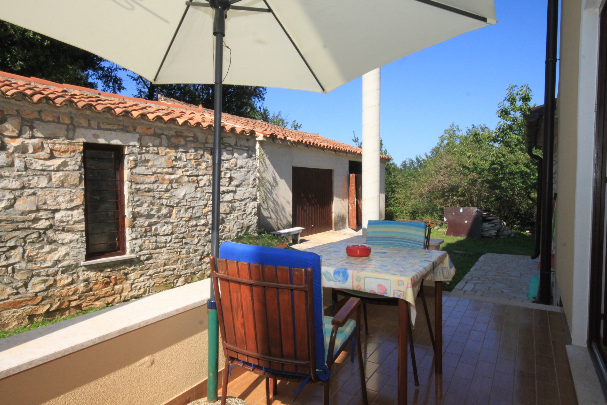 One bedroom apartment with terrace Bašanija, Umag  A-c
