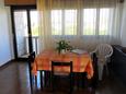 Dining room Povlja, Dining room in the apartment, dopusteni kucni ljubimci i WIFI.