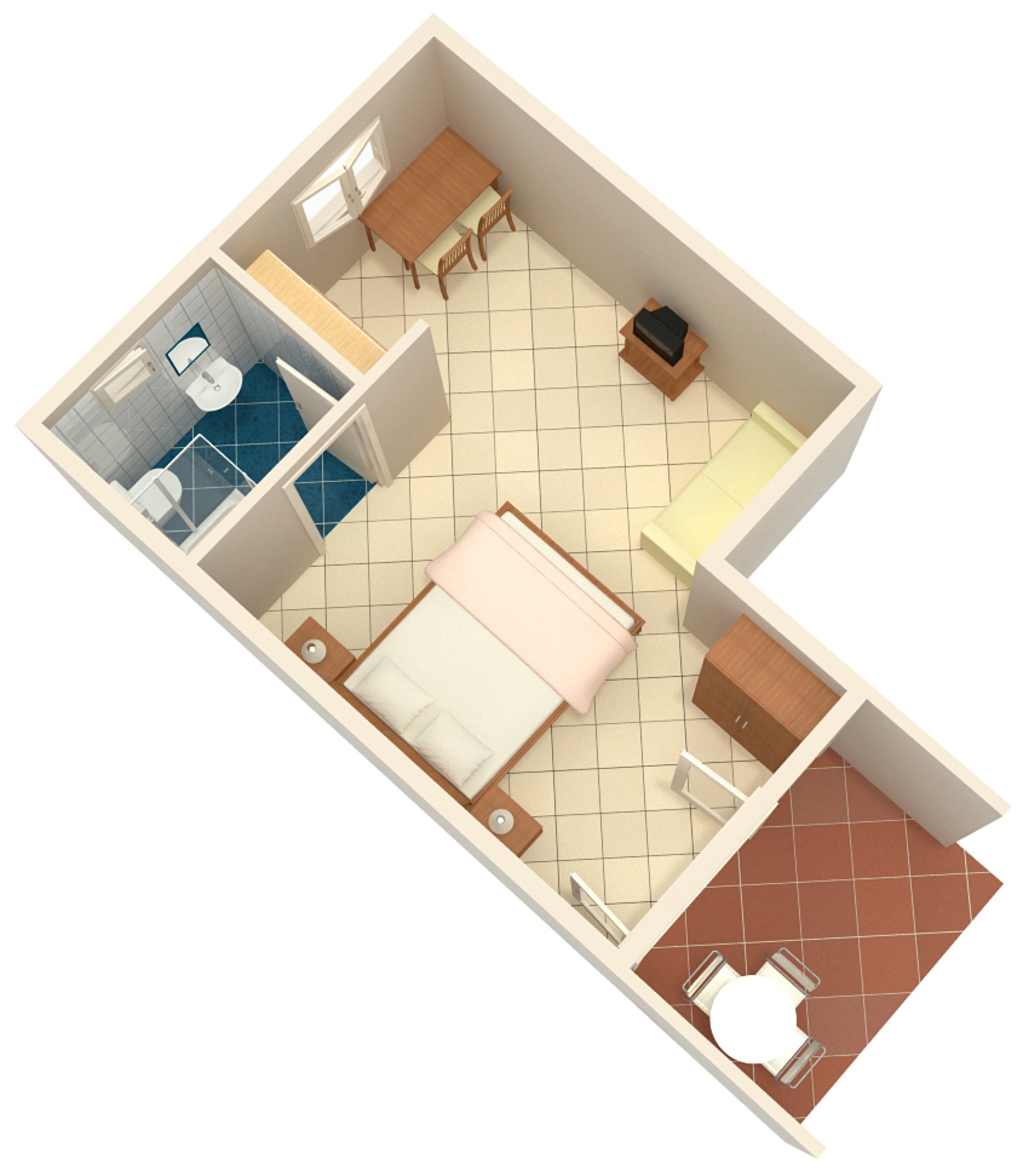 Studio flat with terrace Umag  AS-a