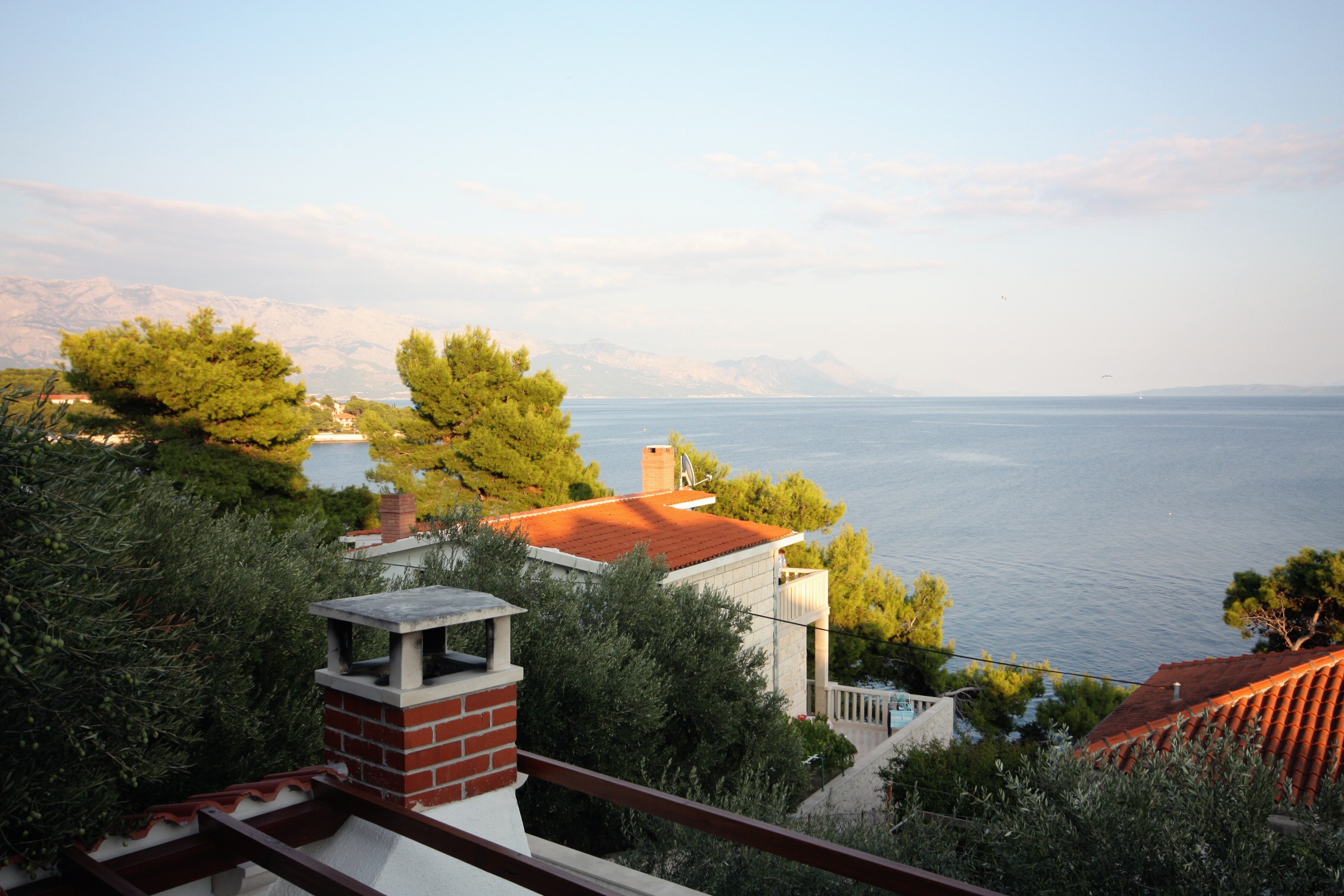 Two bedroom apartment with terrace and sea view Puntinak, Brač  A-c