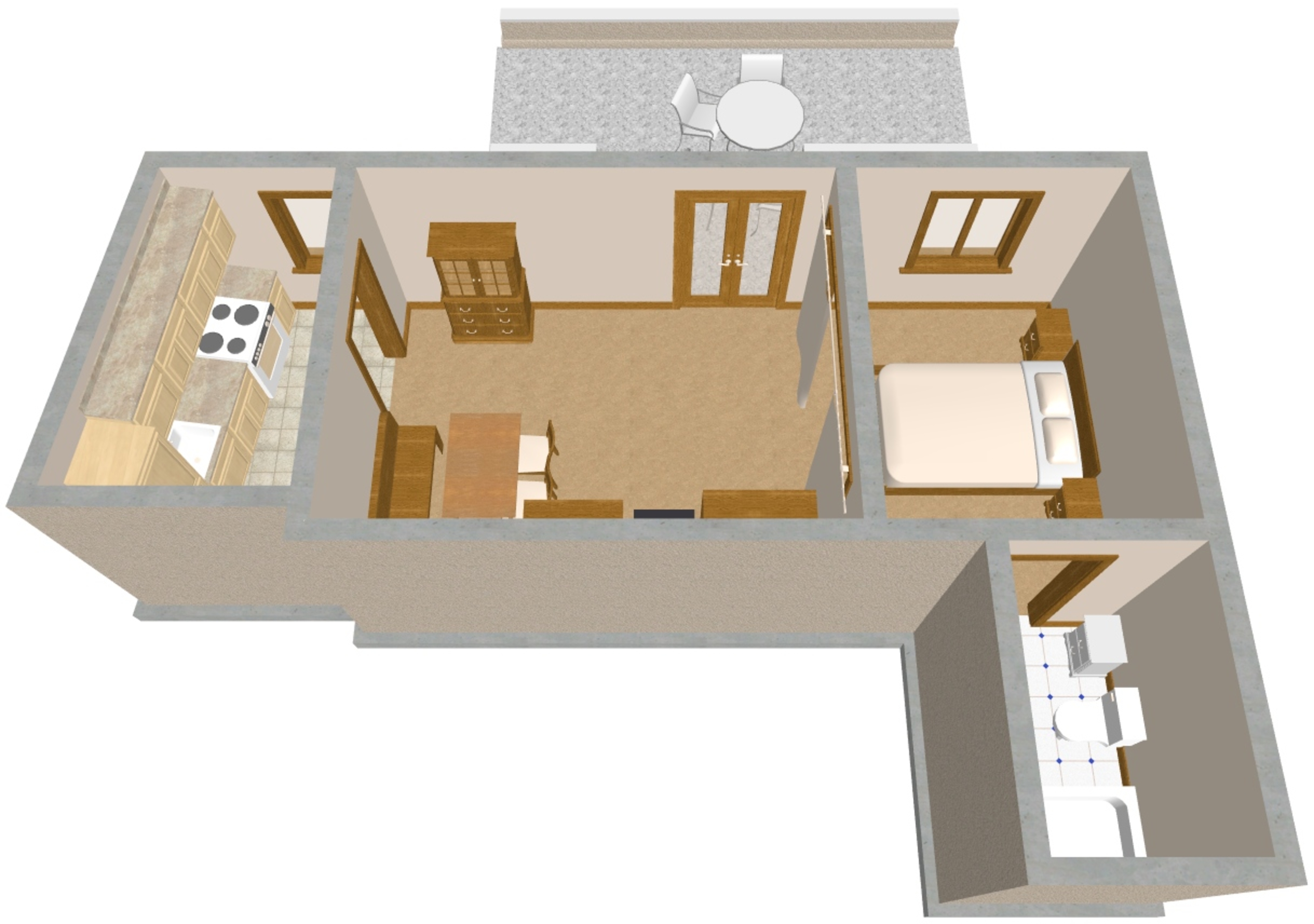 Studio apartman s terasom Sutivan, Brač  AS-a