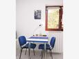 Dining room Fažana, Dining room in the studio-apartment, air condition available, (pet friendly) and WiFi.
