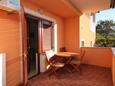 Terrace Peroj, Terrace in the apartment, with a sea view and WiFi.