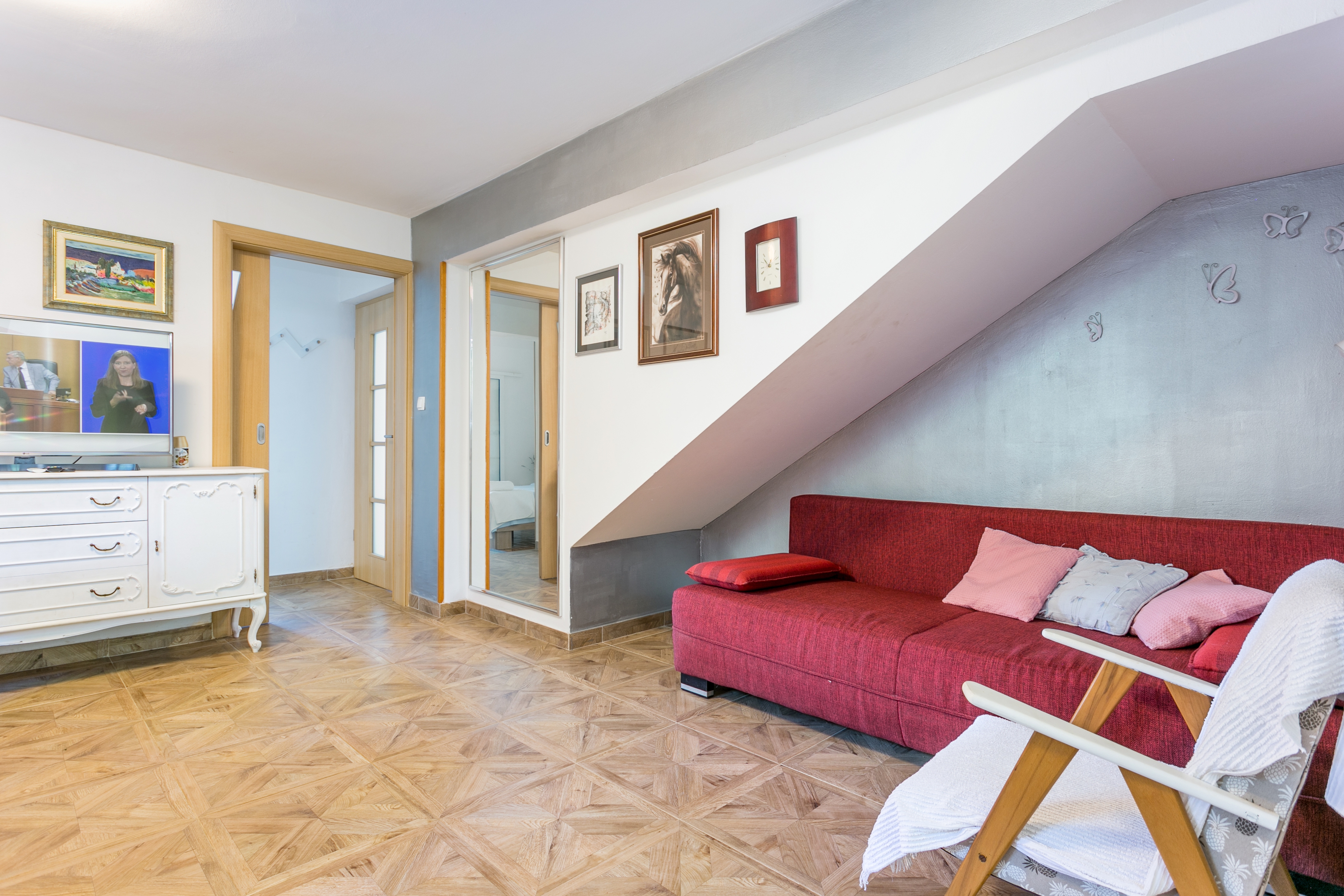 Appartement dune chambre prés de la plage Slatine, Ciovo (A-7274-b)