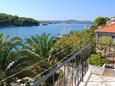 Balcony Milna, Balcony in the apartment, with a sea view, (pet friendly) and WiFi.