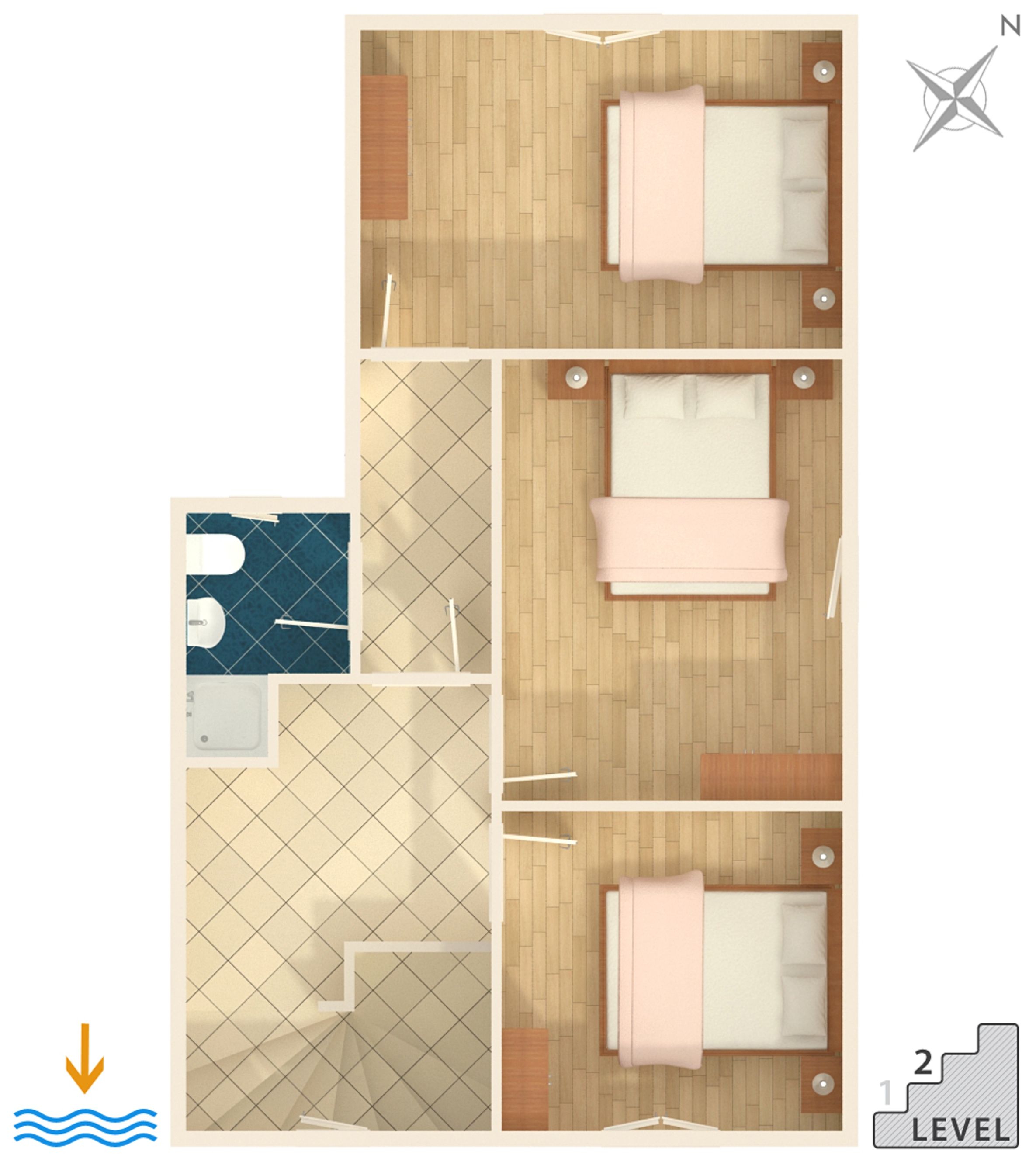 Three bedroom apartment with terrace Krnica, Marčana  A-a