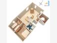 Postira, Plano in the apartment, WiFi.