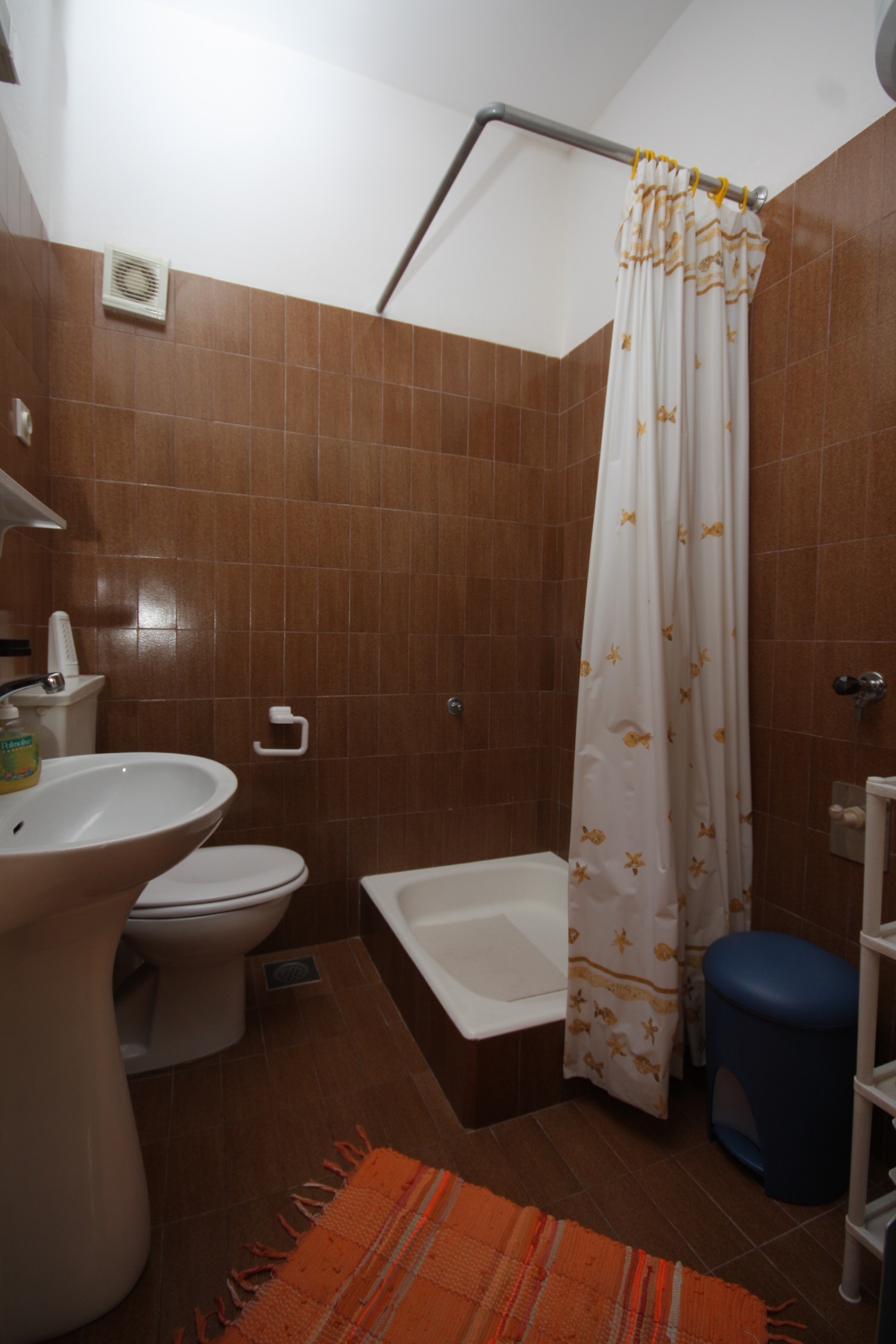 One bedroom apartment with balcony and sea view Postira, Brač  A-b