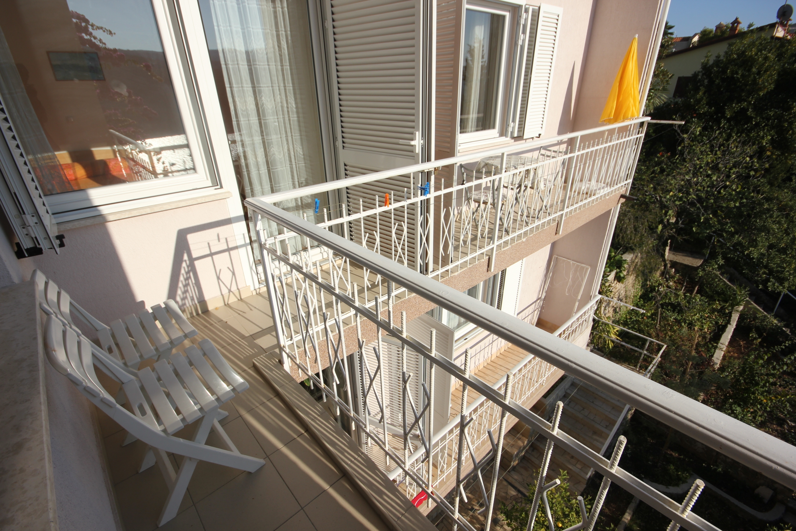 One bedroom apartment with balcony and sea view Rabac, Labin  A-d