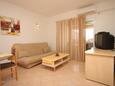 Living room Štinjan, Living room in the apartment, air condition available and WiFi.