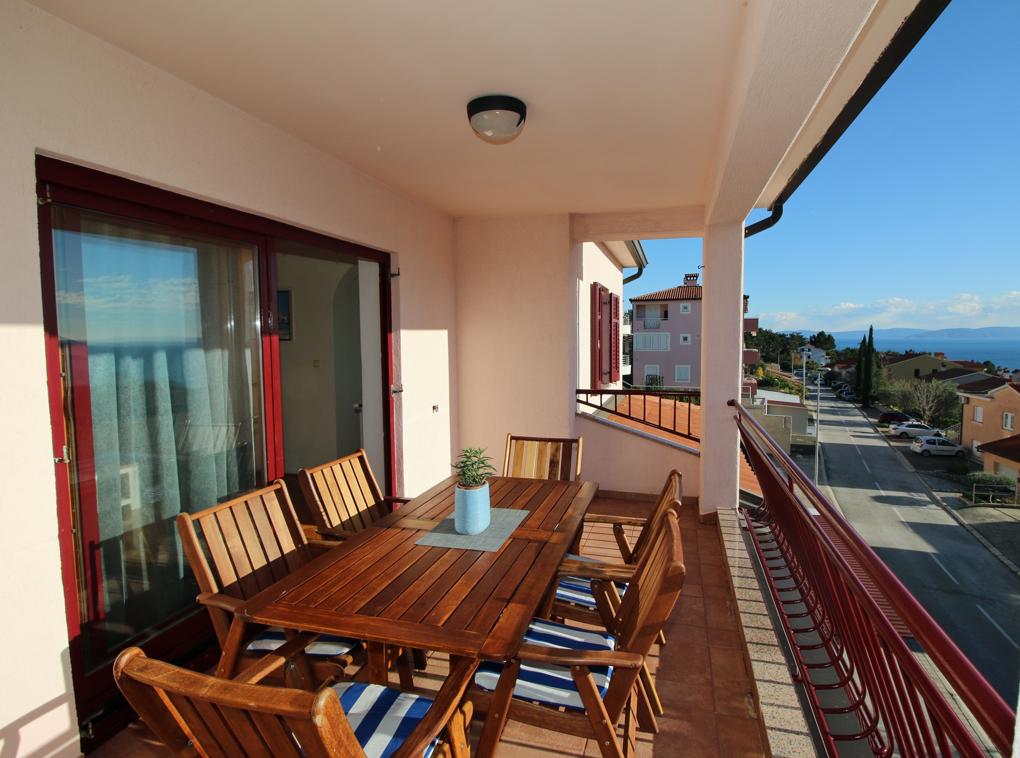 Three bedroom apartment with terrace and sea view Rabac, Labin  A-a