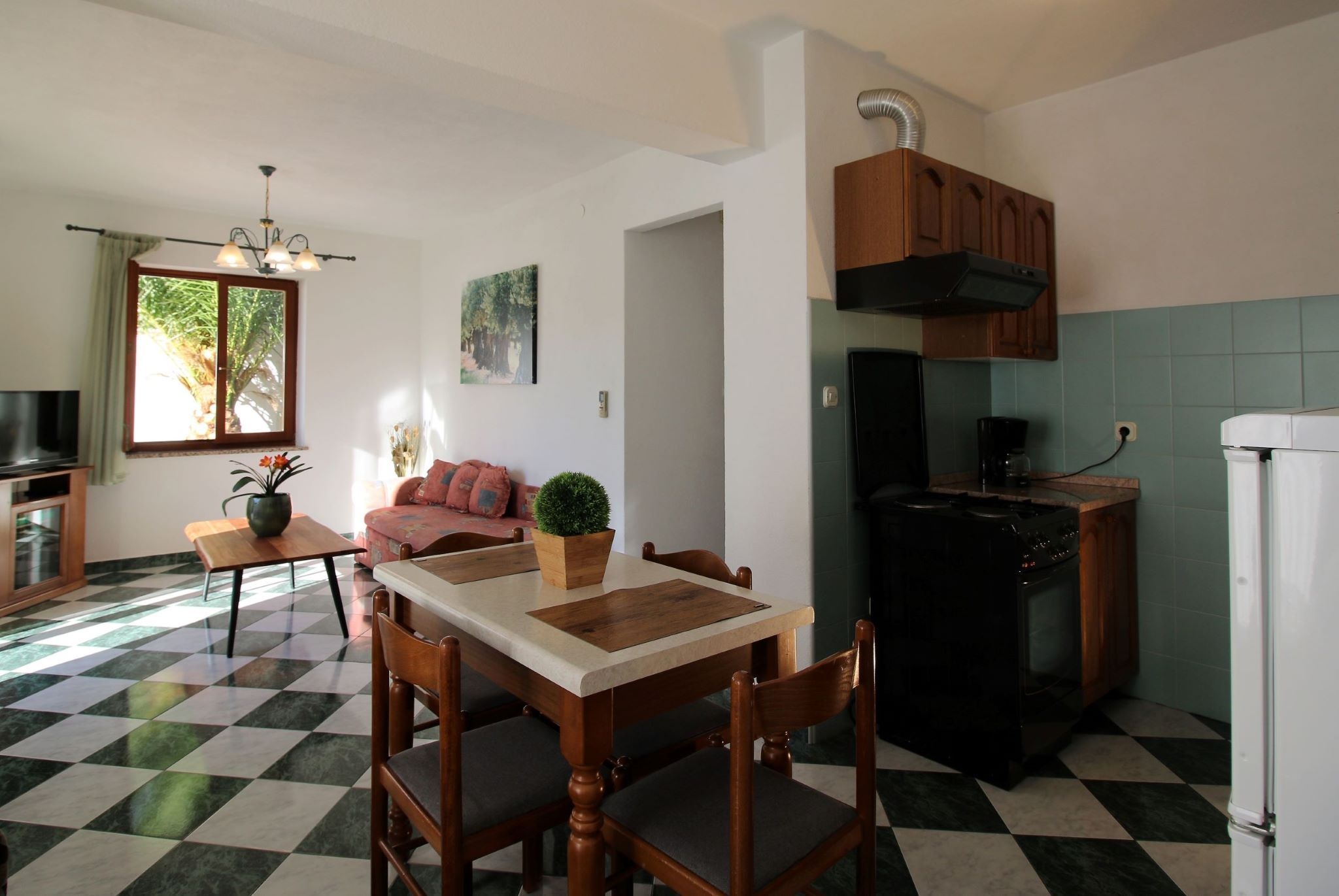 One bedroom apartment with terrace Rabac, Labin  A-b