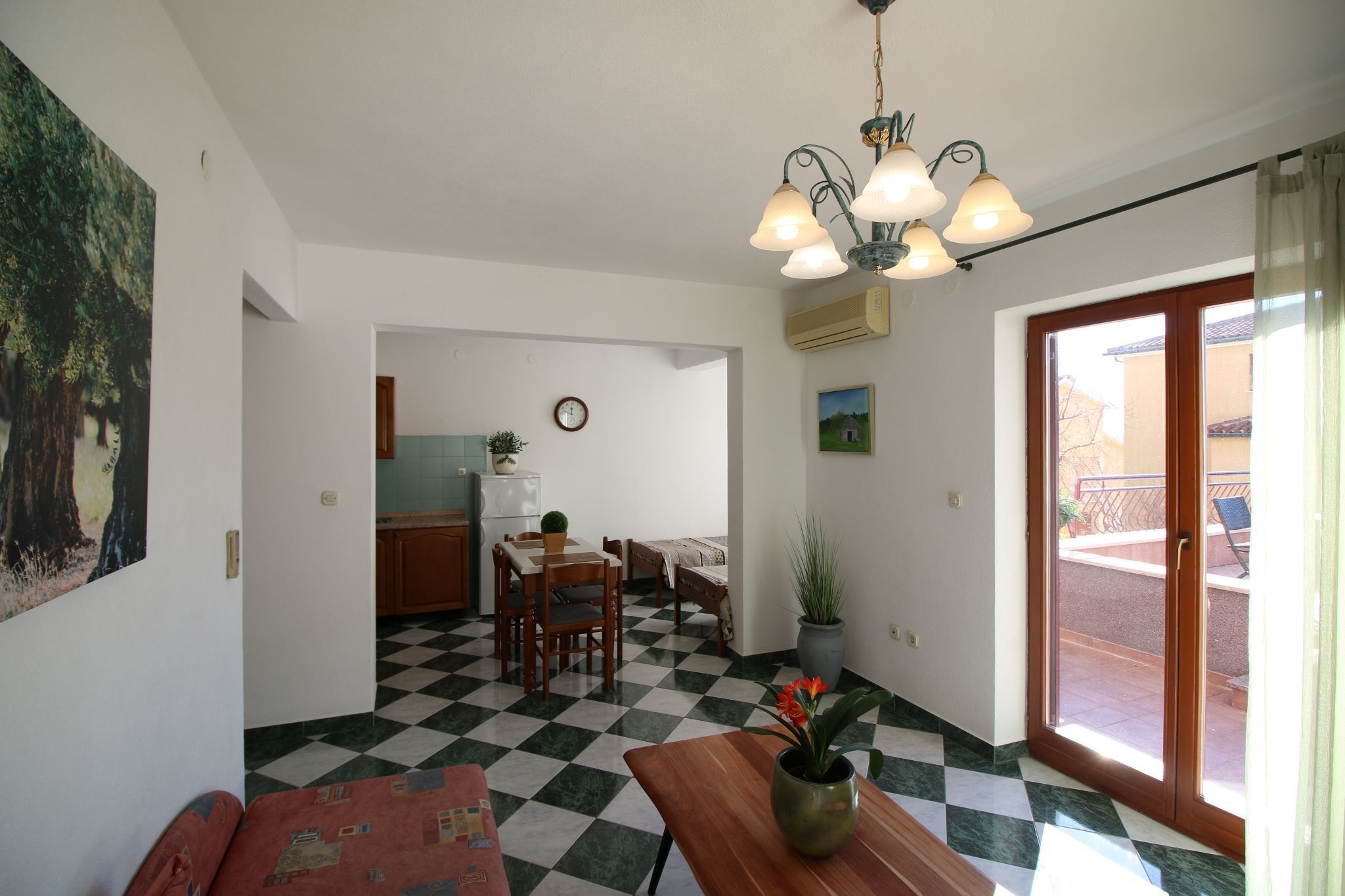 One bedroom apartment with terrace Rabac, Labin  A-b