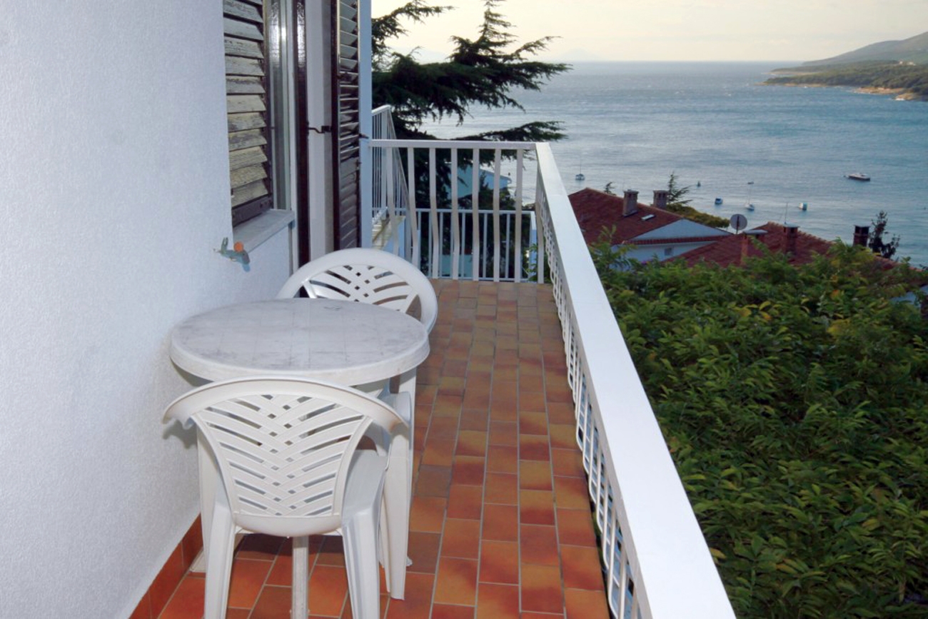 One bedroom apartment with balcony and sea view Rabac, Labin  A-a