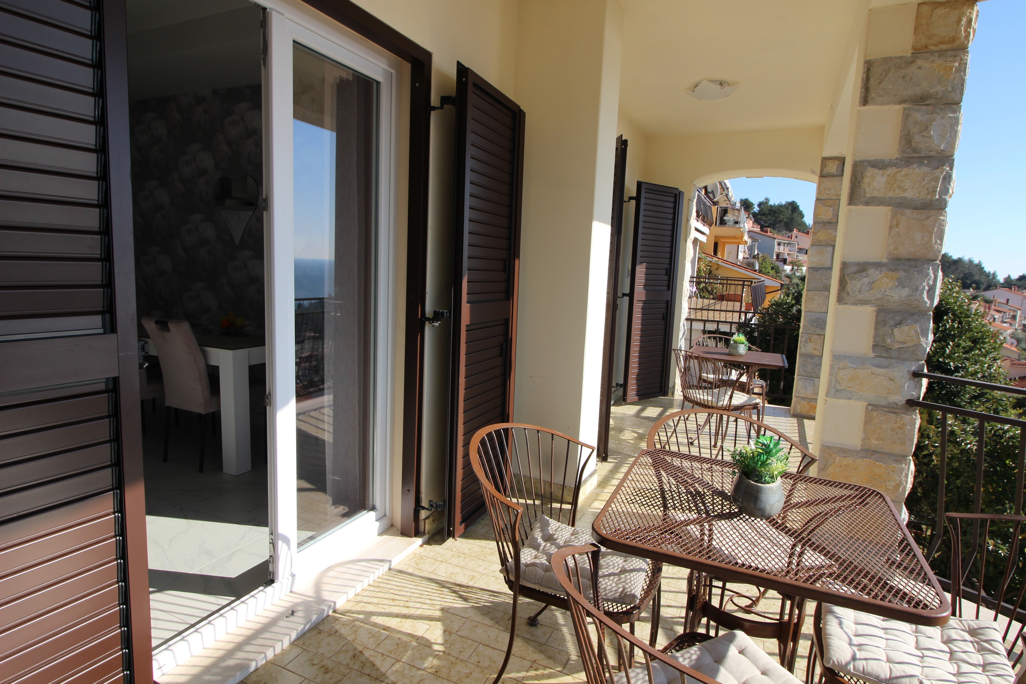 Two bedroom apartment with terrace and sea view Rabac, Labin  A-a