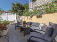 Rabac, Labin, Udvar 7441 - Apartmanok kavicsos stranddal.