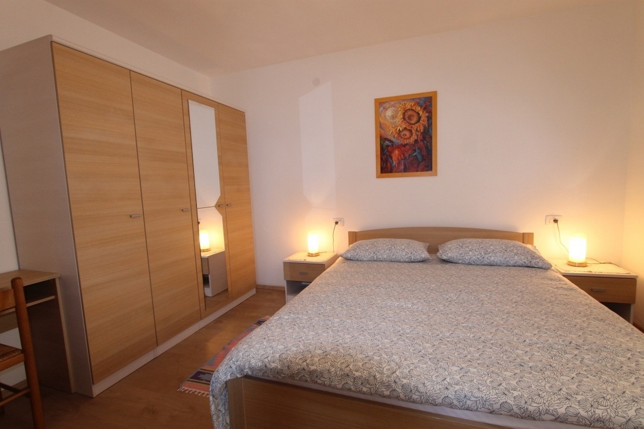 One bedroom apartment with terrace and sea view Rabac, Labin  A-d