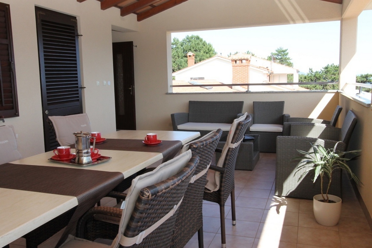 Three bedroom apartment with terrace and sea view Rabac, Labin  A-e