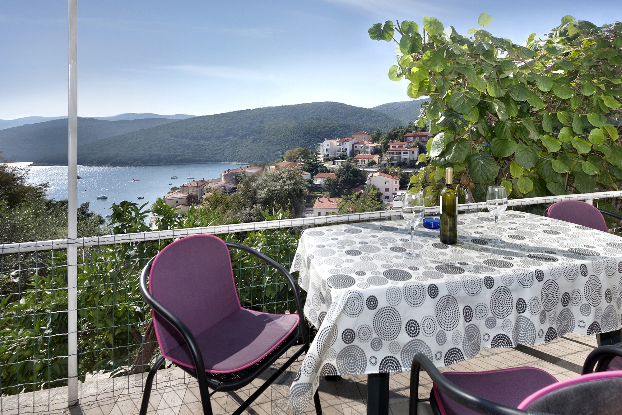 Two bedroom apartment with terrace and sea view Rabac, Labin  A-b