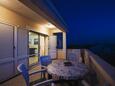 Ražanj, Terrace in the apartment, with a sea view and WiFi.