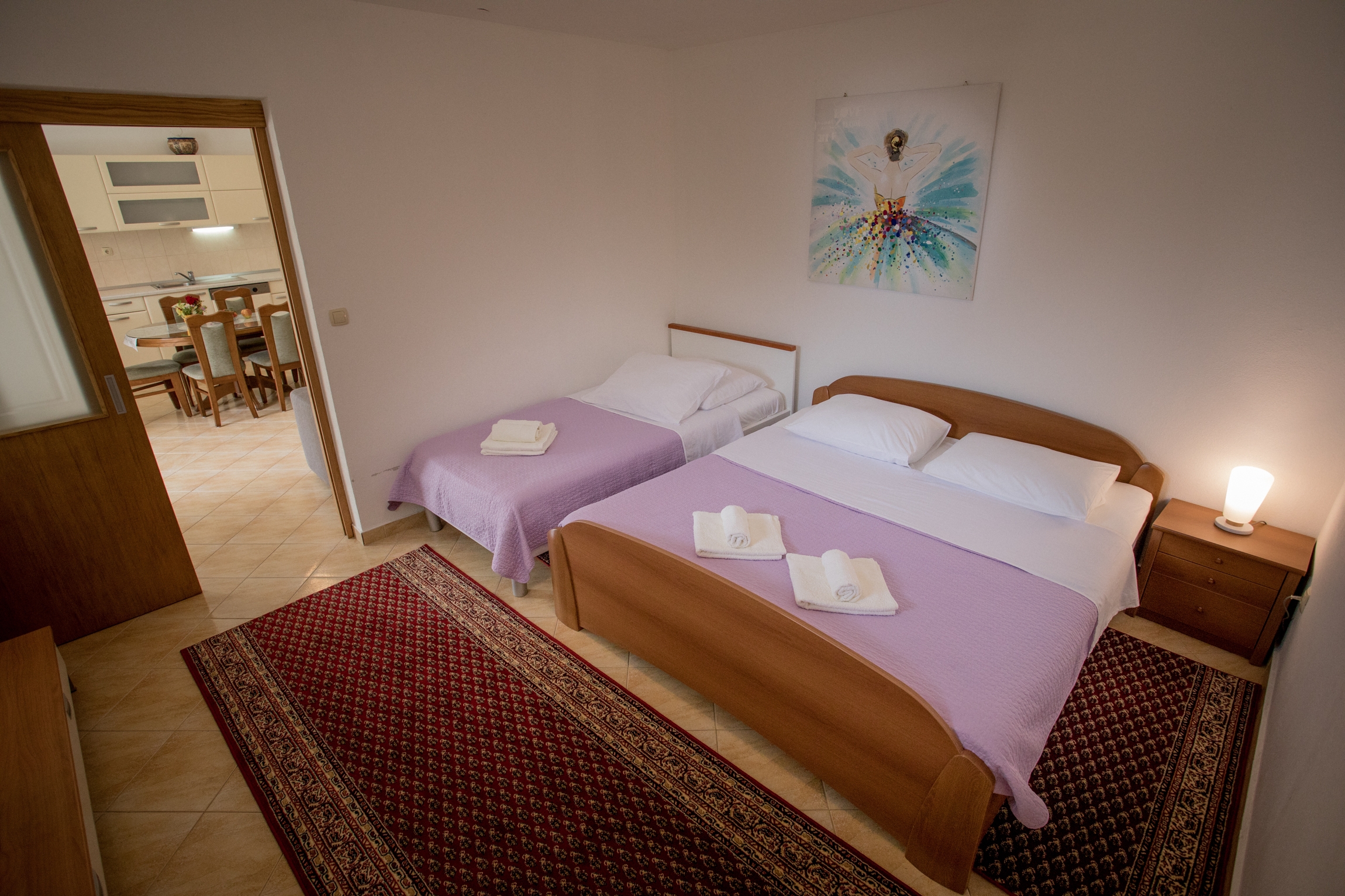 One bedroom apartment near beach Ražanj, Rogoznica  A-c