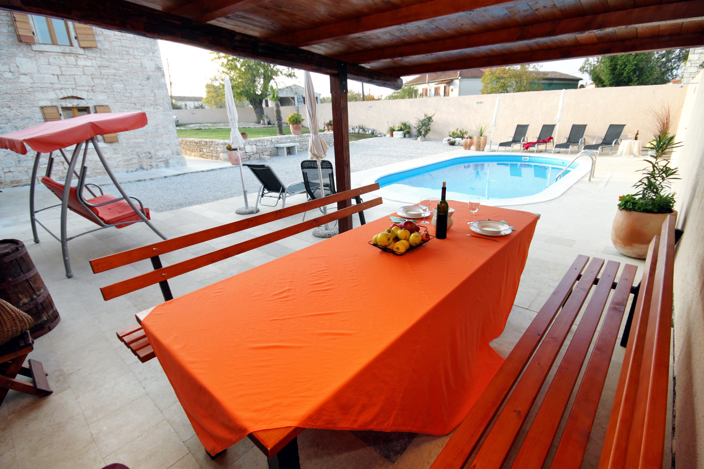 Four bedroom house with terrace Hreljići, Marčana  K