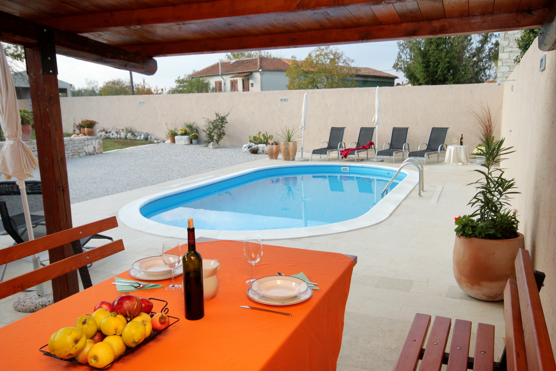 Four bedroom house with terrace Hreljići, Marčana  K