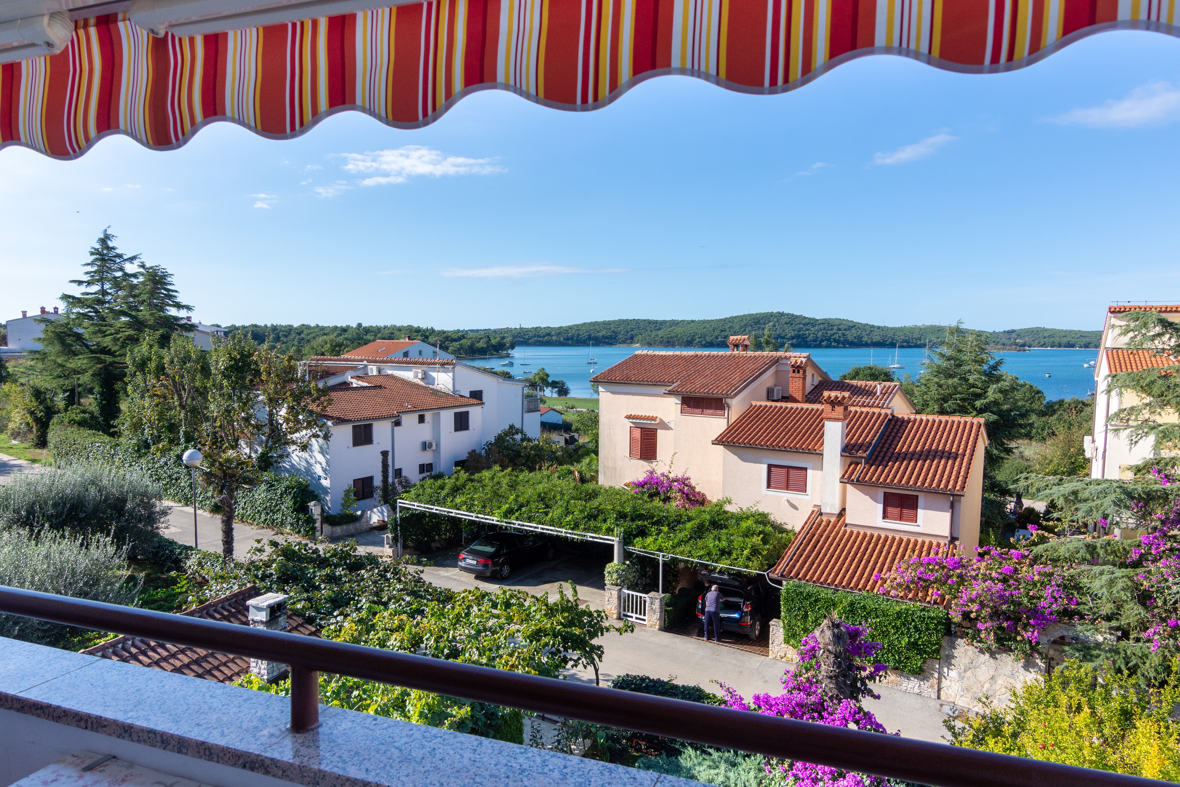 One bedroom apartment with balcony and sea view Medulin  A-b