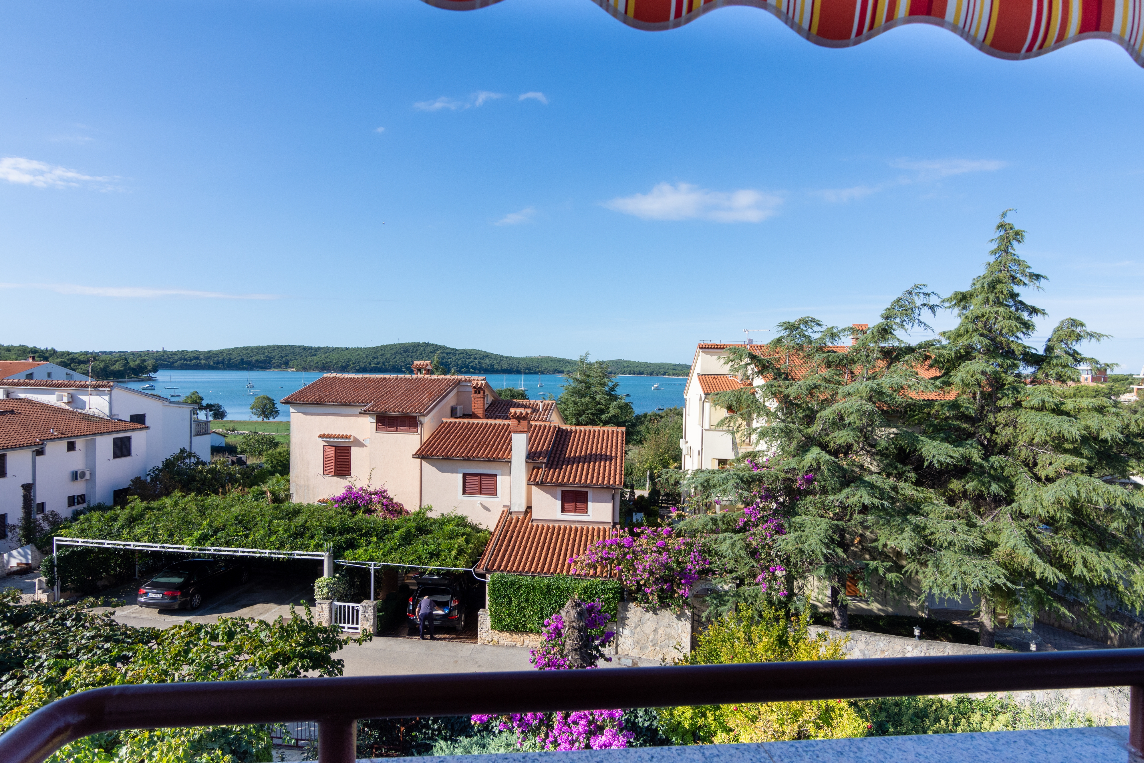 One bedroom apartment with balcony and sea view Medulin  A-b