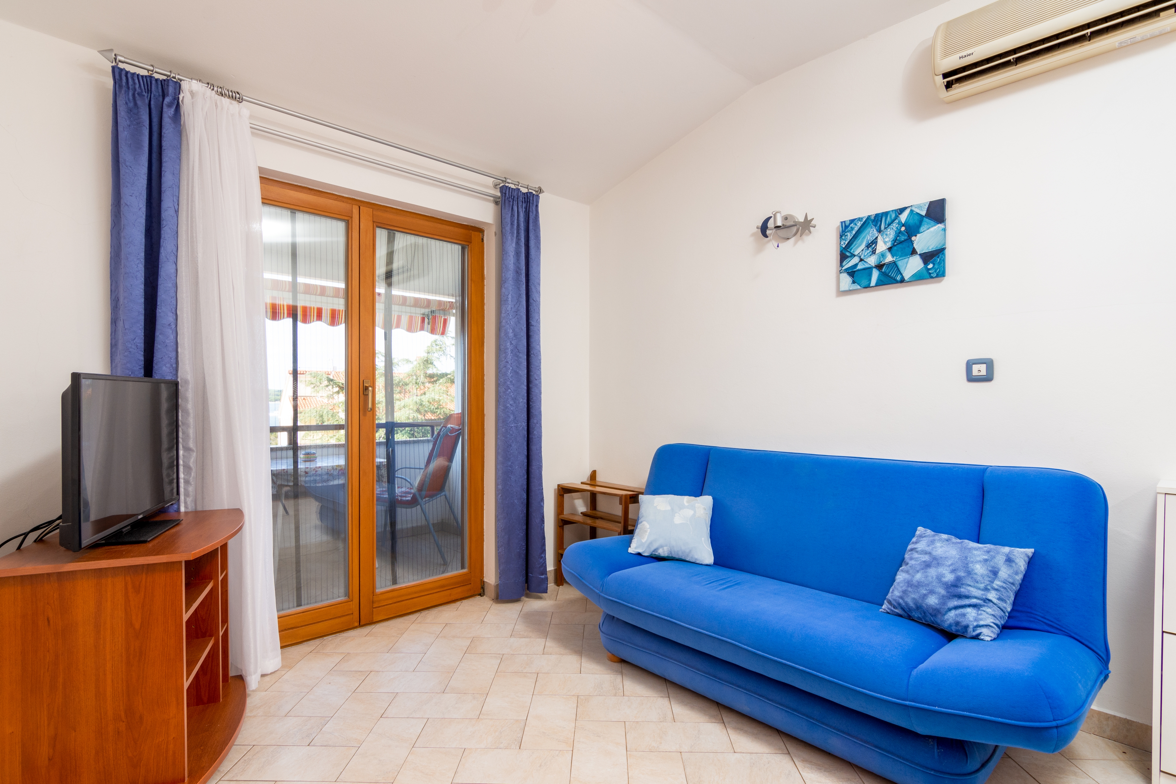 One bedroom apartment with balcony and sea view Medulin (A-7495-b)